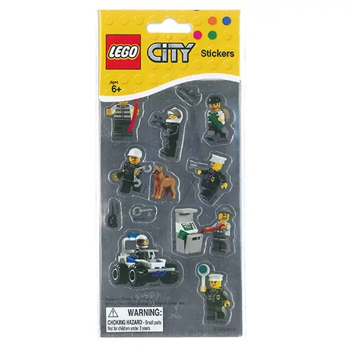 LEGO 842869011892 City Police Metal Stickers