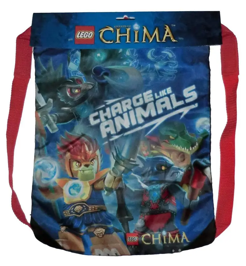 LEGO 843340075655 Legends of Chima Charge Like Animals Tote Sack