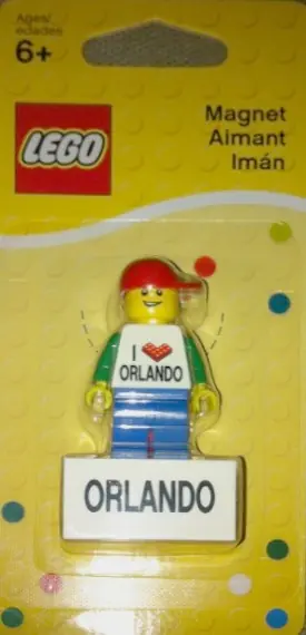 LEGO 850501 I [Heart] Orlando Figure Magnet