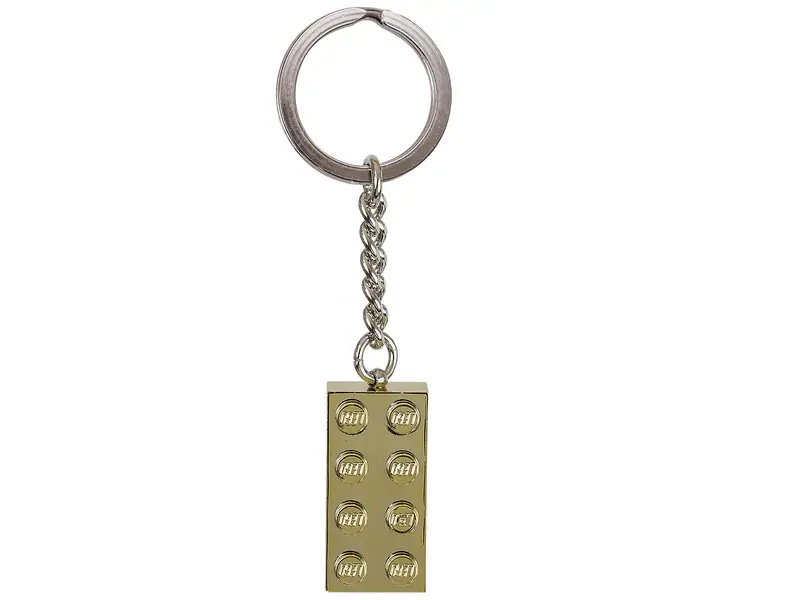 LEGO 850808 Brelok do kluczy ze złotym klockiem LEGO® 2x4