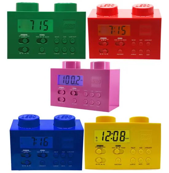 LEGO 851244008808 Alarm Clock Radio