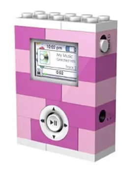 LEGO 851244008976 2GB MP3 Player (Pink)