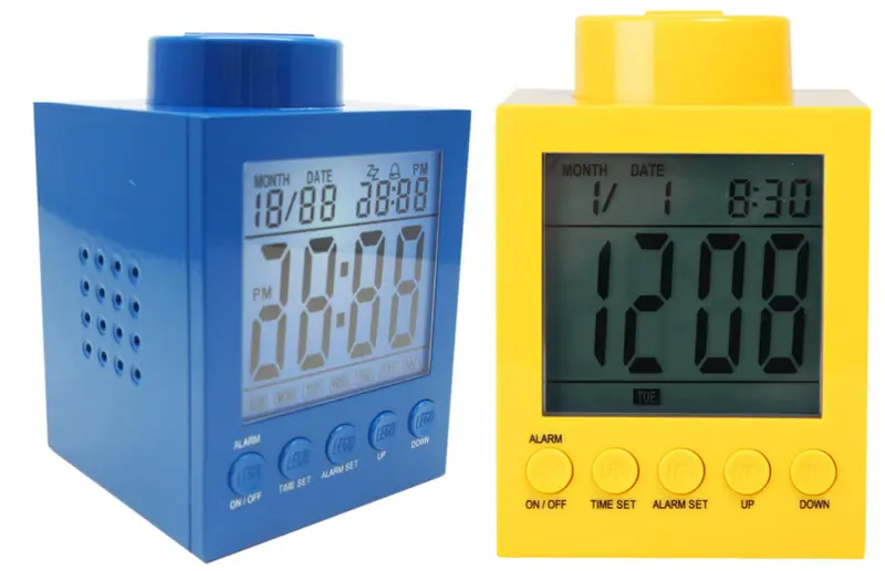 LEGO 851244010313 Brick 1 x 1 Alarm Clock (All Colors)