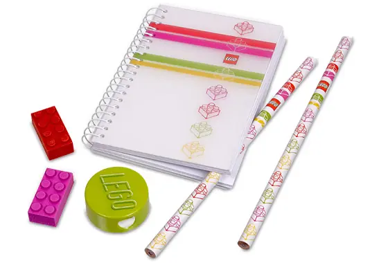LEGO 851910 Classic Stripes Stationery Set (Pink)