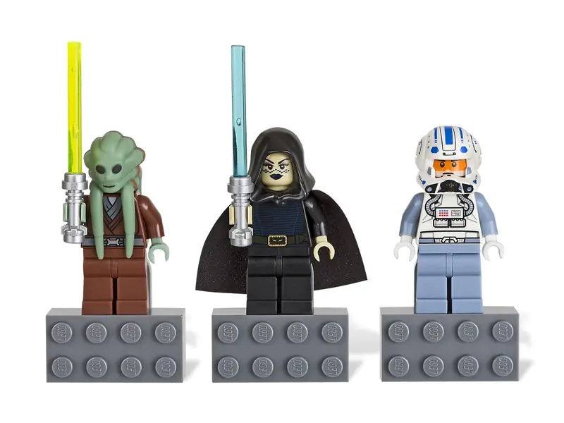 LEGO 852947 Magnet Set, Star Wars - Kit Fisto, Barriss Offee, Captain Jag
