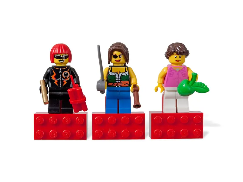 LEGO 852948 Female Minifigure Magnet Set