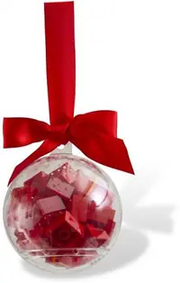 LEGO 853344 Ozdoba świąteczna z czerwonymi klockami