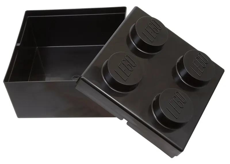 LEGO 853640 Four Stud Lunch Box Black