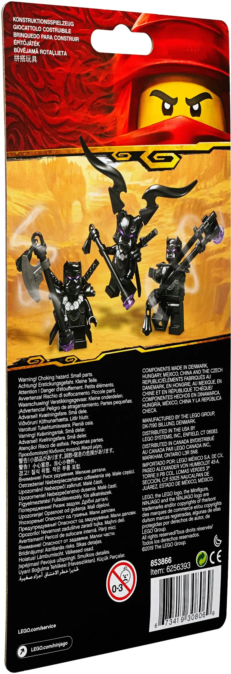 LEGO 853866 Akcesoria z serii NINJAGO Zestaw 2019 zdjęcie 4