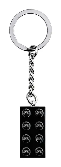 LEGO 853992 Chrome Black Brick Key Chain