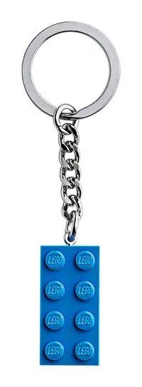 LEGO 853993 Bright Light Blue Brick Key Chain