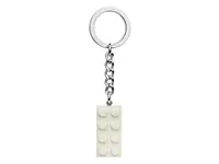 LEGO 854084 Pearl White Brick Key Chain