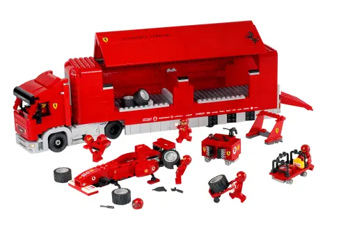 LEGO 8654 Ciężarówka zespołu Scuderia Ferrari