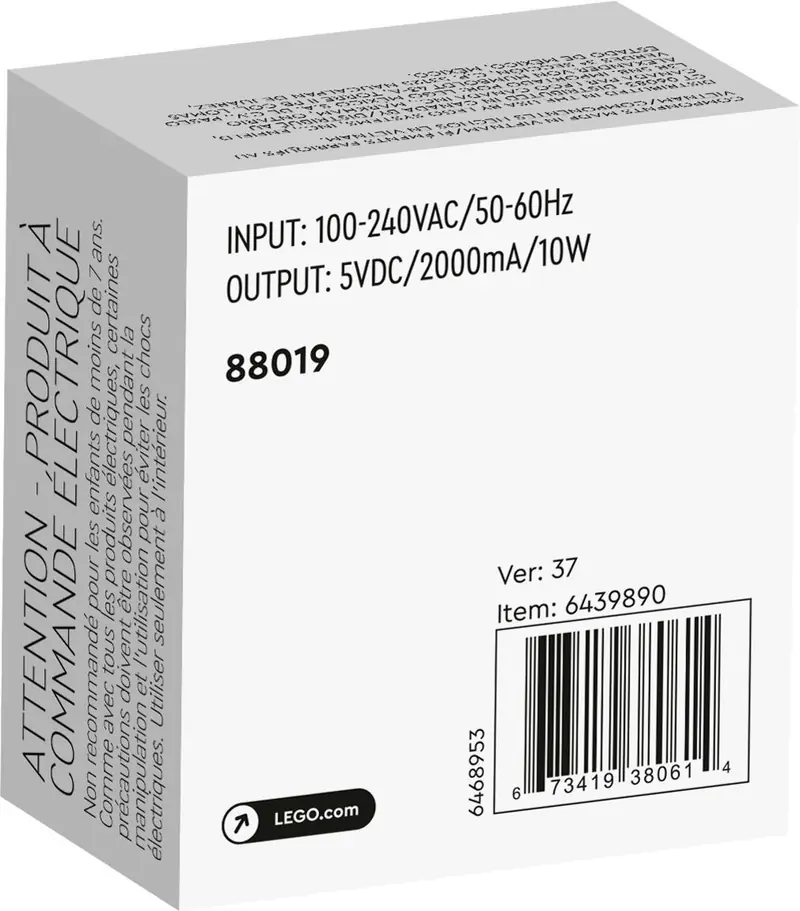 LEGO 88019 Zasilacz USB