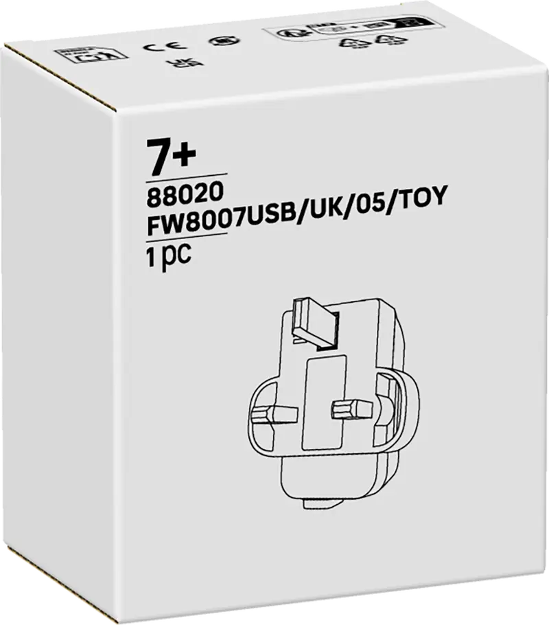 LEGO 88020 Zasilacz USB Typu G (czarny)