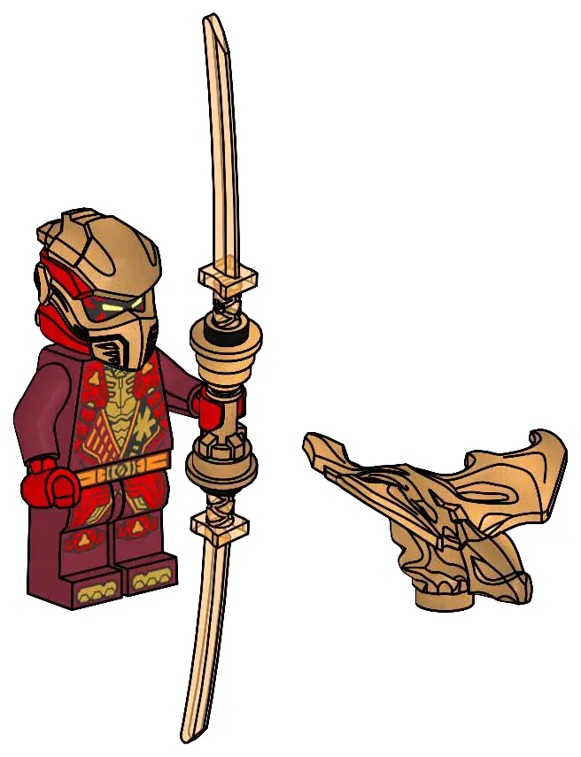 LEGO 892507 Kai ze Złotym Smokiem