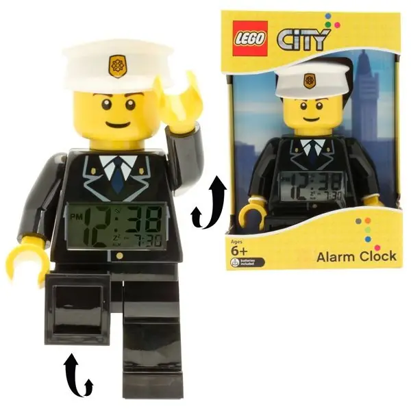 LEGO 9002274 City Policeman Alarm Clock
