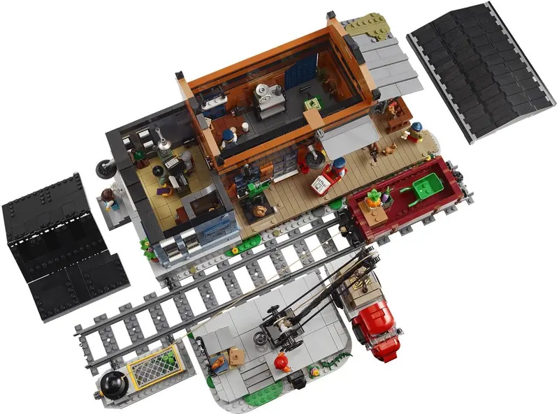 LEGO 910072 Skład towarowy z drewnianych cegieł