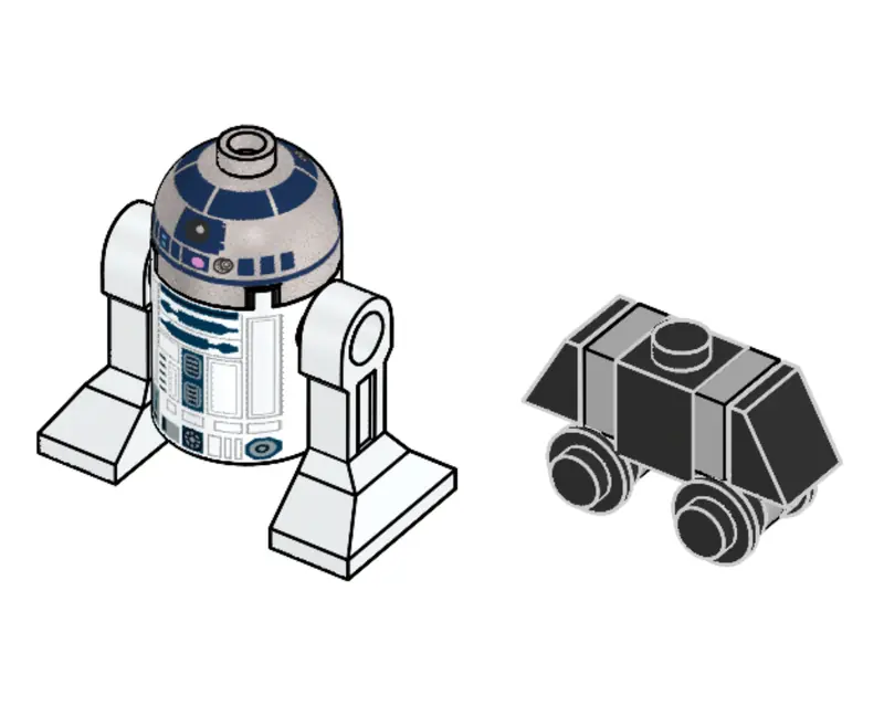 LEGO 912057 R2-D2 i MSE-6
