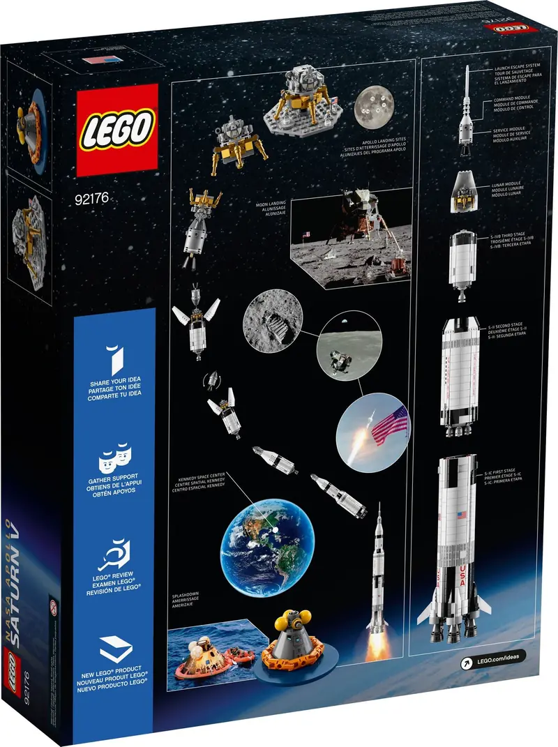 LEGO 92176 Rakieta NASA Apollo Saturn V zdjęcie 8