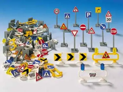 LEGO 9301 Road Signs
