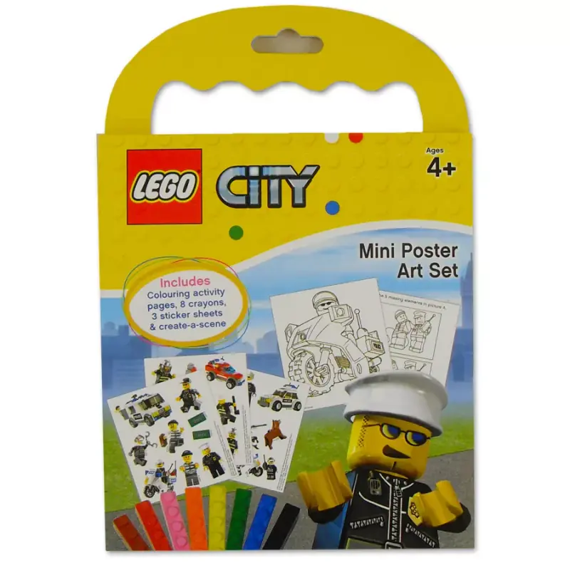 LEGO 9344914002844 City Mini Poster Art Set