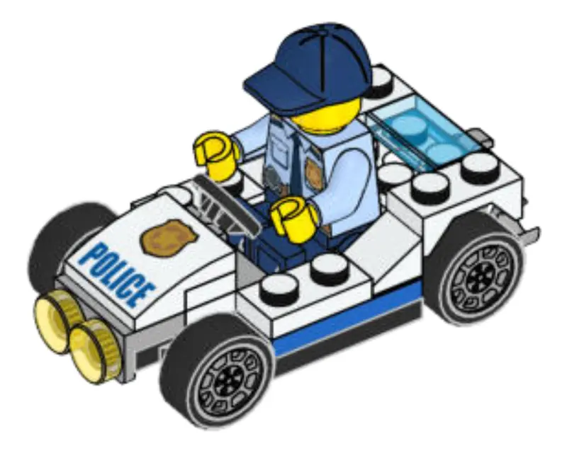 LEGO 951907 Policyjne Buggy