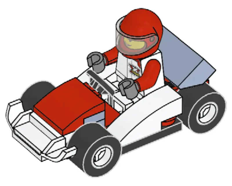 LEGO 952005 Dirk Drifter's First Racing Car