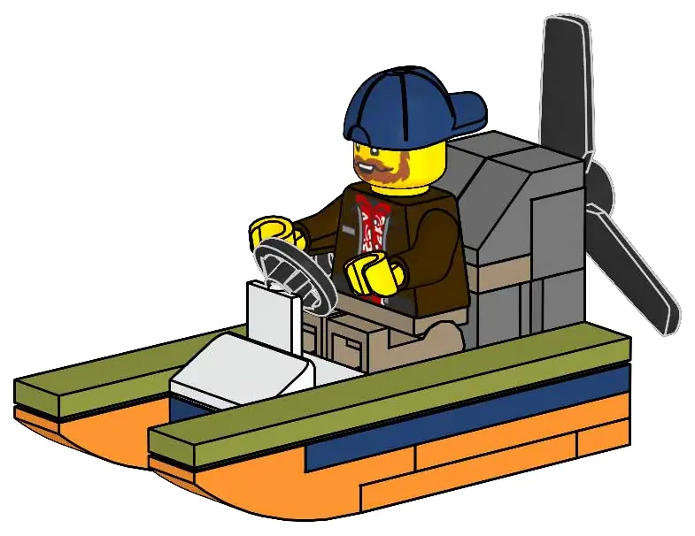 LEGO 952508 Explorer & Hovercraft