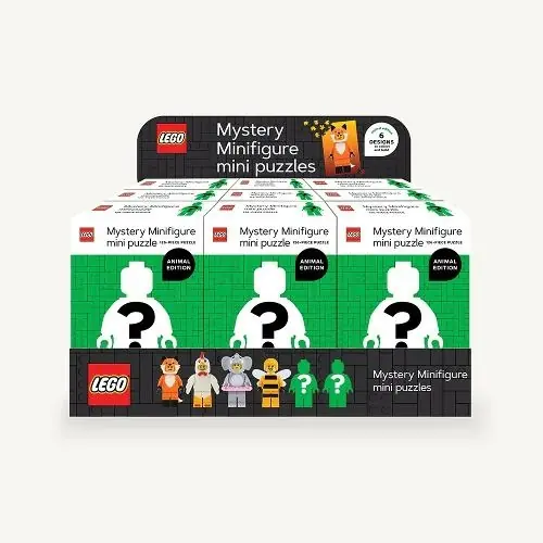 LEGO 9781797225760 Mystery Minifigure Mini Puzzle (Green Edition) - 12 Pack