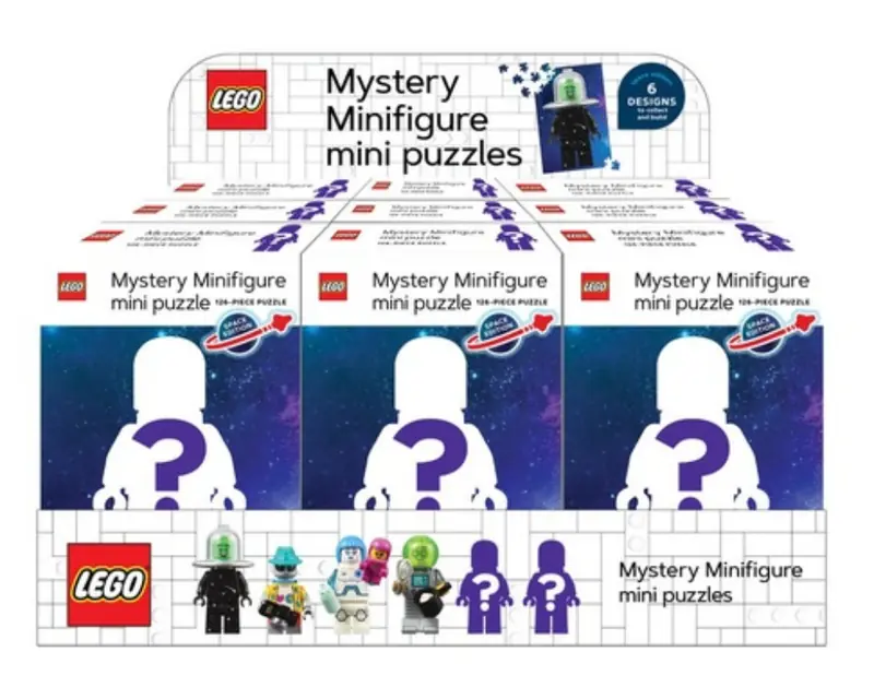LEGO 9781797231549 Mystery Minifigure Mini Puzzle (Space Edition) - 12 Pack