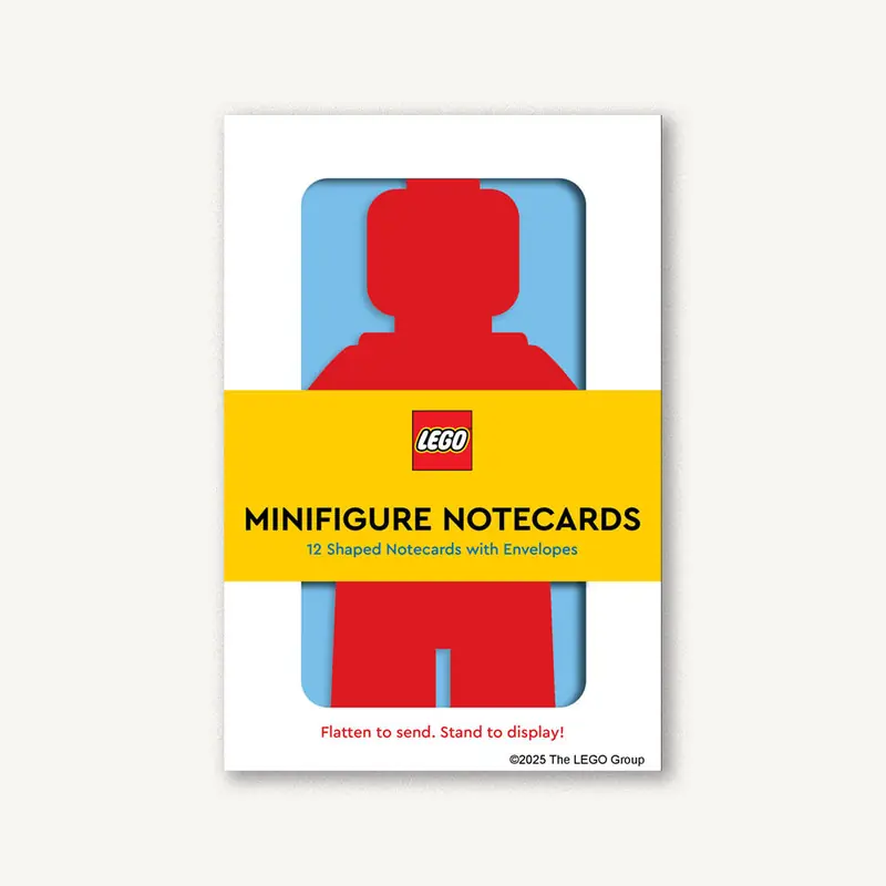 LEGO 9781797234700 Minifigure Notecards: 12 Shaped Notecards with Envelopes