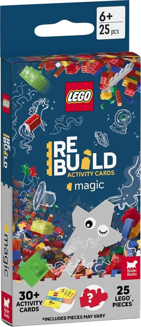 LEGO 9781837250639 ReBuild Activity Cards: Magic