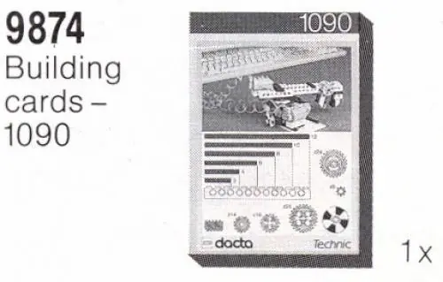 LEGO 9874 Building Cards - 1090