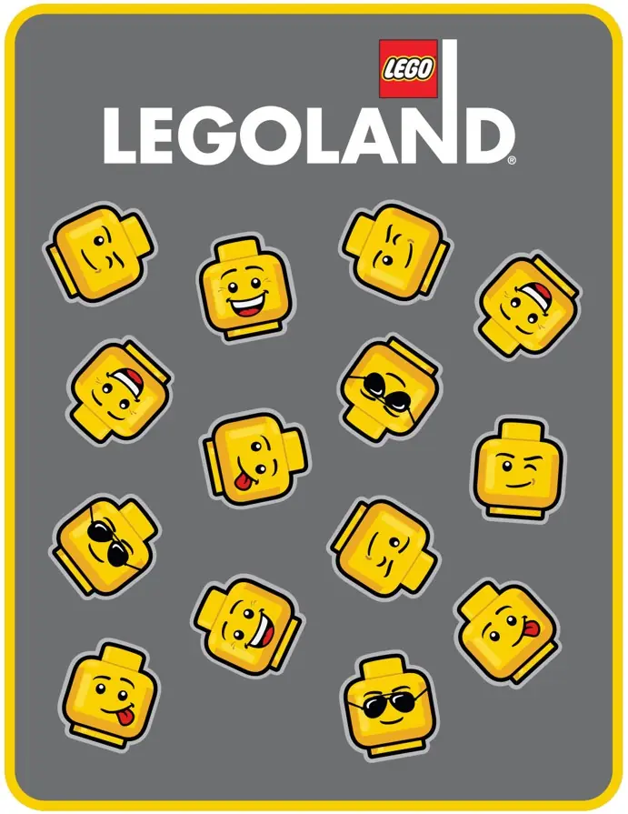 LEGO AT189P LEGOLAND Minifigure Smiles Throw