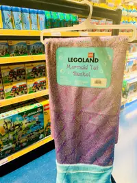 LEGO BLANKET LEGOLAND Mermaid Tail Fleece Blanket