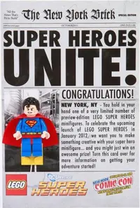 LEGO COMCON017 Super Heroes Unite - Superman - New York Comic-Con 2011 Exclusive