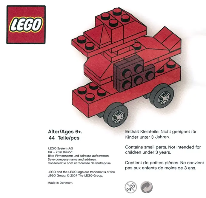 LEGO Duck75 75th Anniversary Duck on Wheels