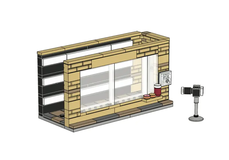 LEGO EG00121 Stojak na minifigurki: Rozpoznanie policyjne