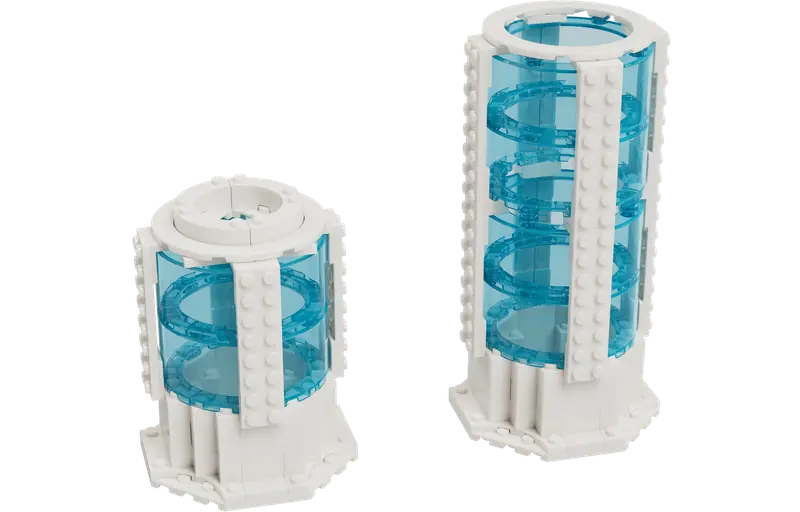 LEGO EG00159 1 x Customisable Flower Vase (Build Short OR Tall)