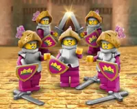 LEGO EG00165 5 x Magenta Knights Bundle