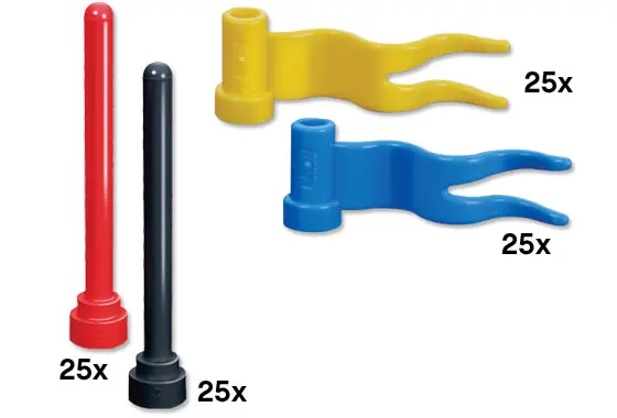 LEGO F6316 Flags and Posts