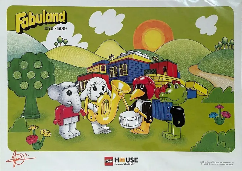 LEGO FABULANDART LEGO Fabuland Tribute Art Print