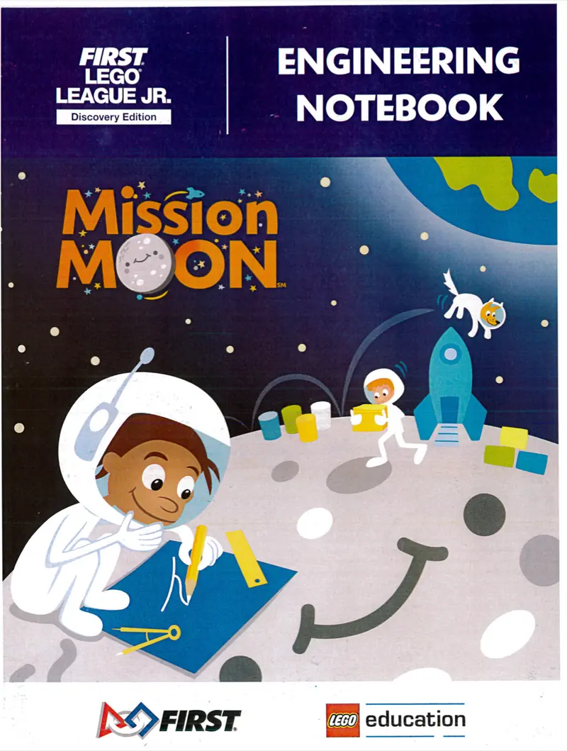 LEGO FLL2018 Mission MOON Engineering Notebook (FLL Jr. Discovery Edition)