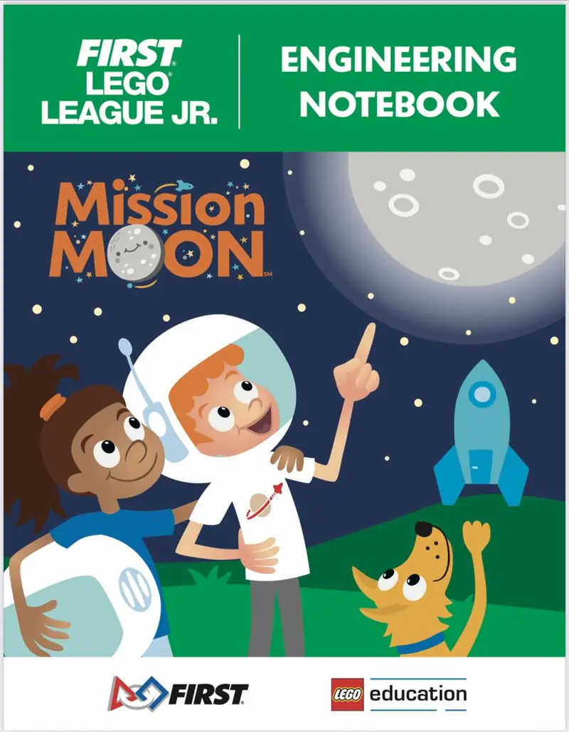 LEGO FLL2018 Mission MOON Engineering Notebook (FLL Jr.)