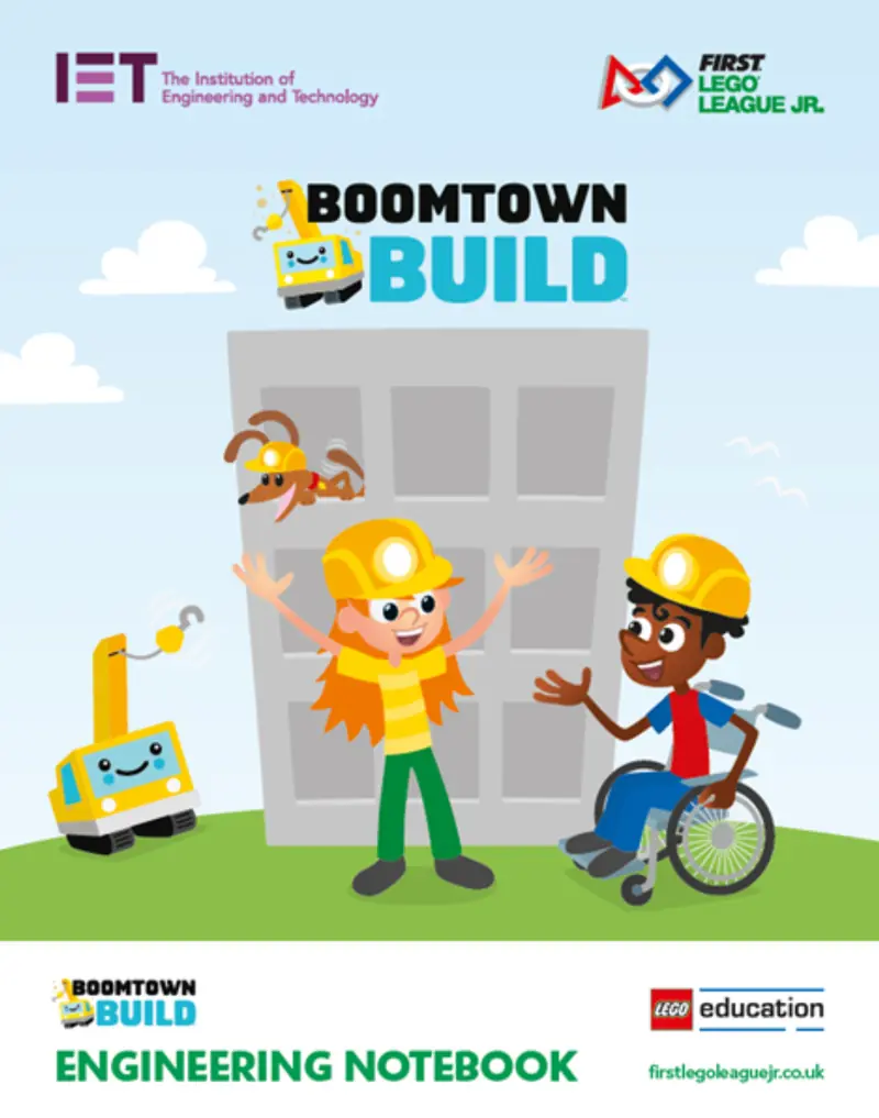 LEGO FLL2019 BOOMTOWN BUILD Engineering Notebook (FLL Jr.)
