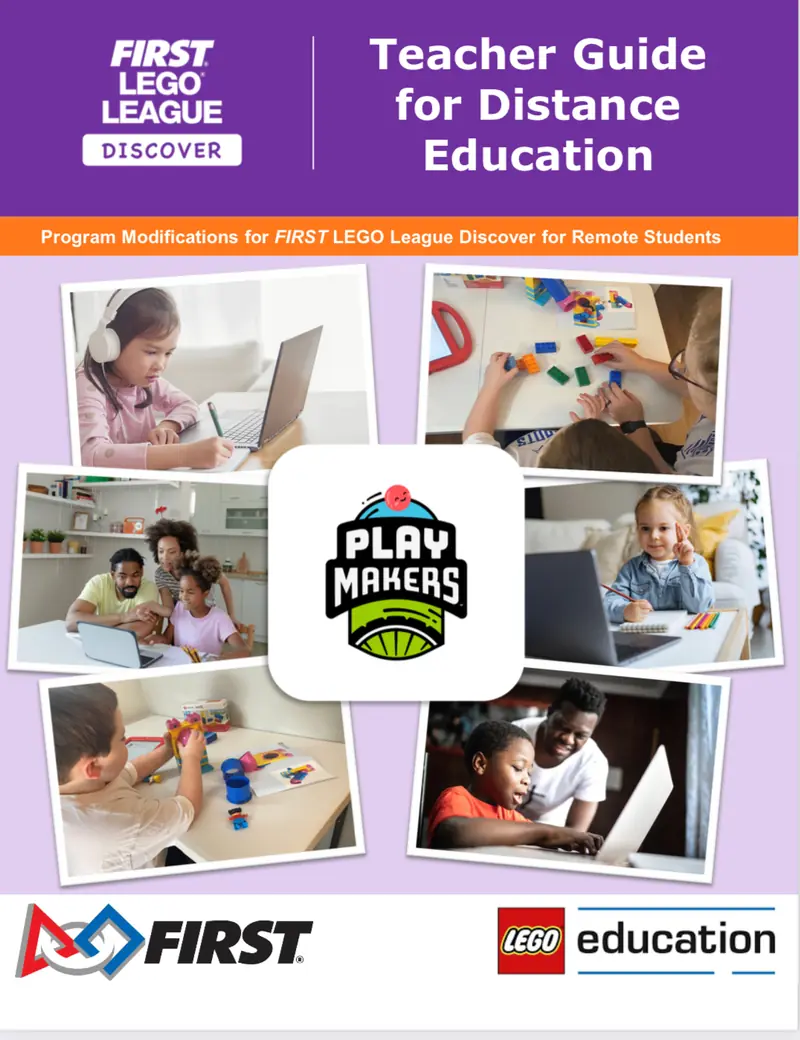 LEGO FLL2020 PLAYMAKERS Teacher Guide for Distance Education (FLL Discover)