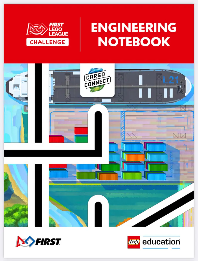 LEGO FLL2021 CARGO CONNECT Engineering Notebook (FLL Challenge)