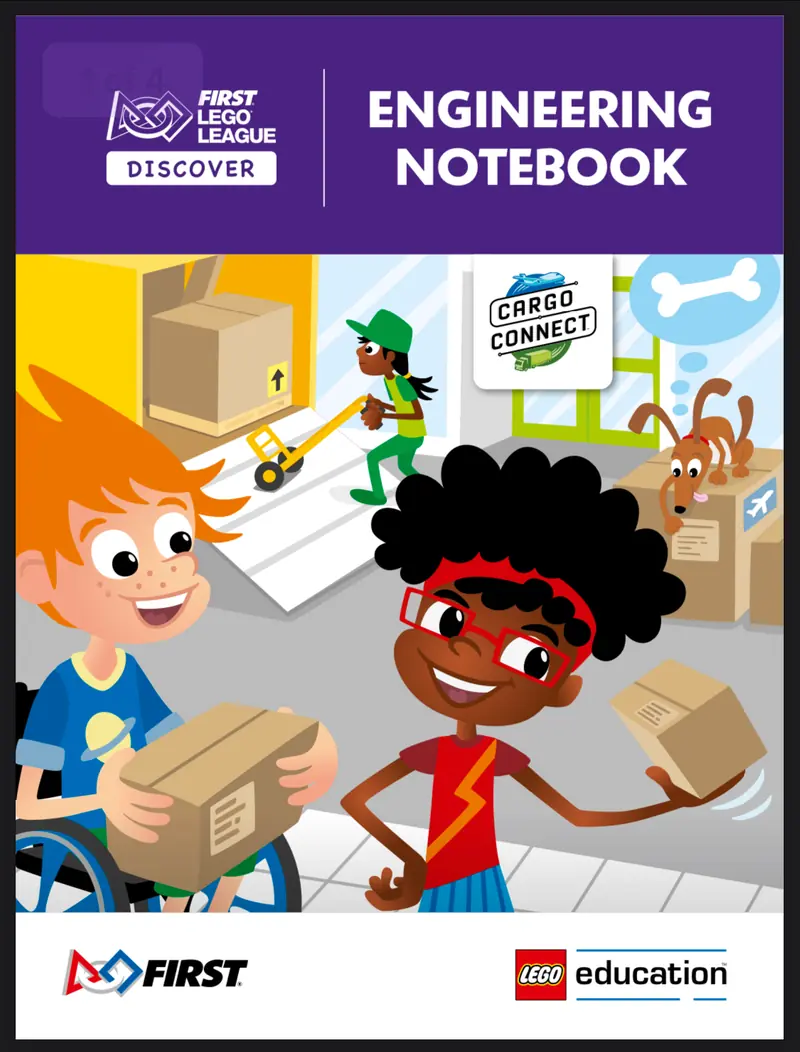LEGO FLL2021 CARGO CONNECT Engineering Notebook (FLL Discover)