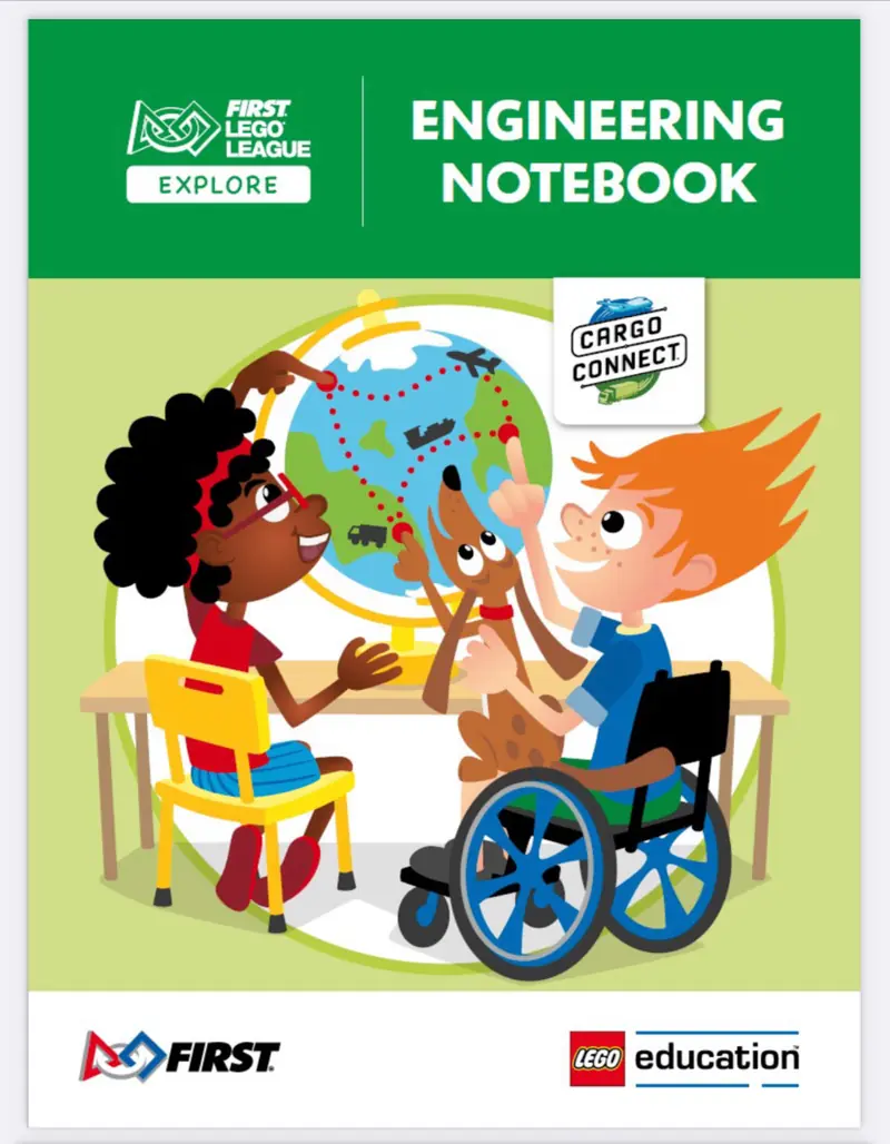 LEGO FLL2021 CARGO CONNECT Engineering Notebook (FLL Explore)